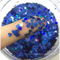 Paillettes de paillettes en forme de coeur, 2,5 mm, 3 mm PET